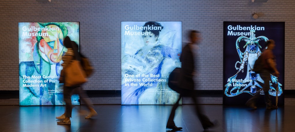 Gulbenkian decora Metro de Lisboa