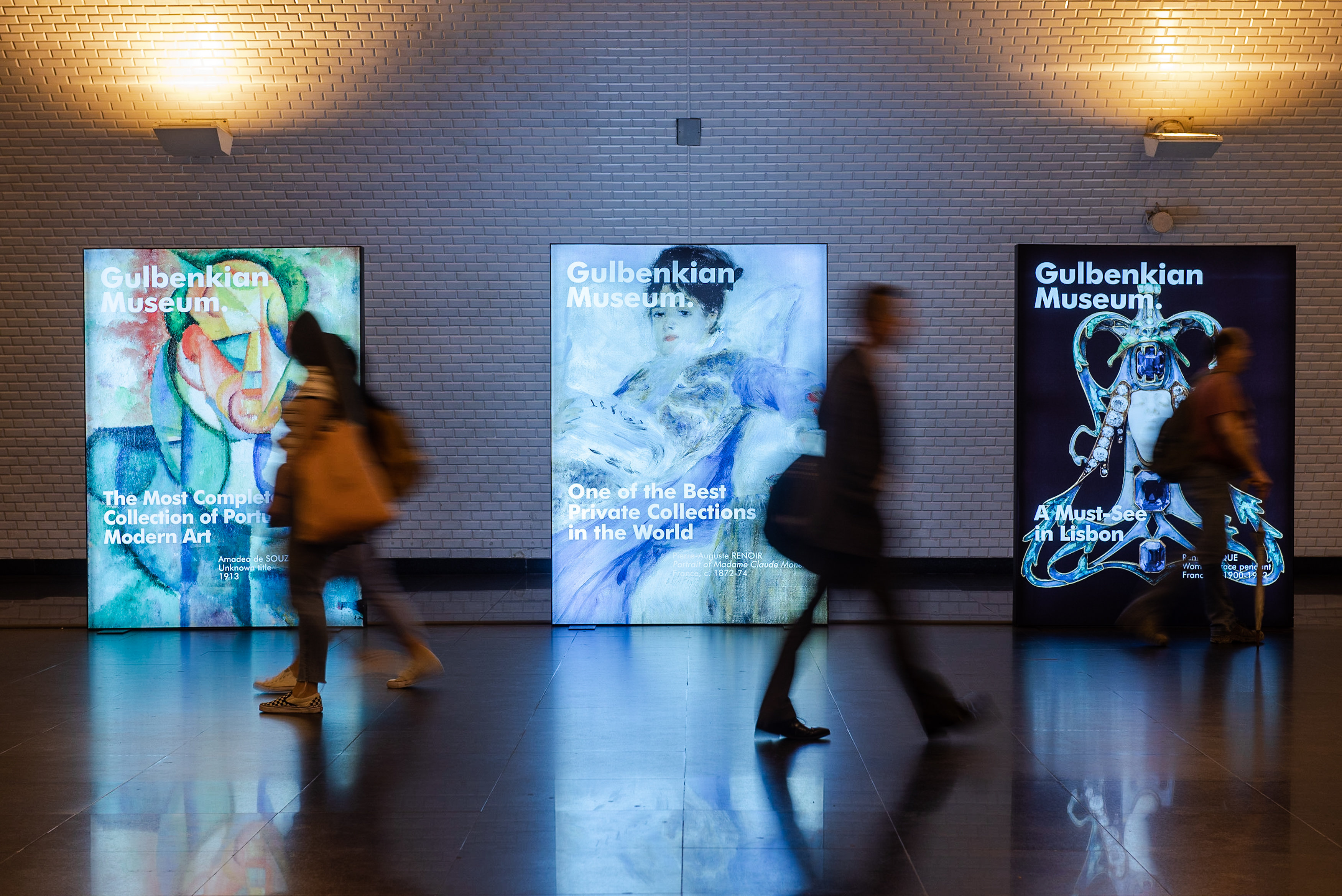 Gulbenkian decora Metro de Lisboa